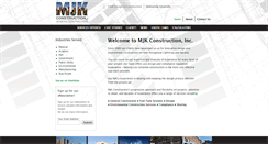 Desktop Screenshot of mjkconstruction.com